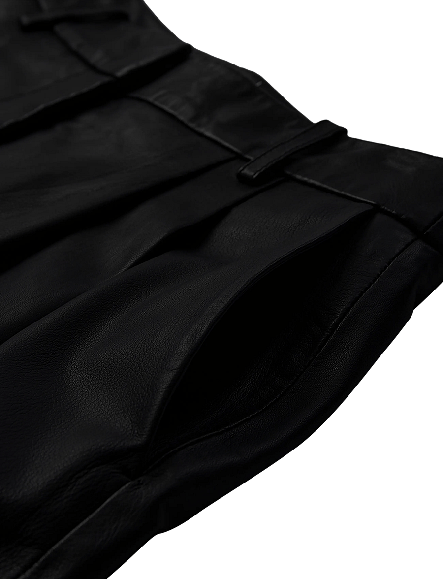 Copenhagen Muse - CMROYAL-PANTS - barrelbyxor - black - 4