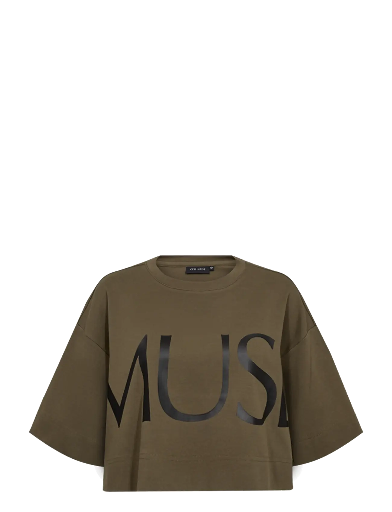 Copenhagen Muse CMMUSE-TEE - T-Shirts & Tops - IVY GREEN / khaki/green
