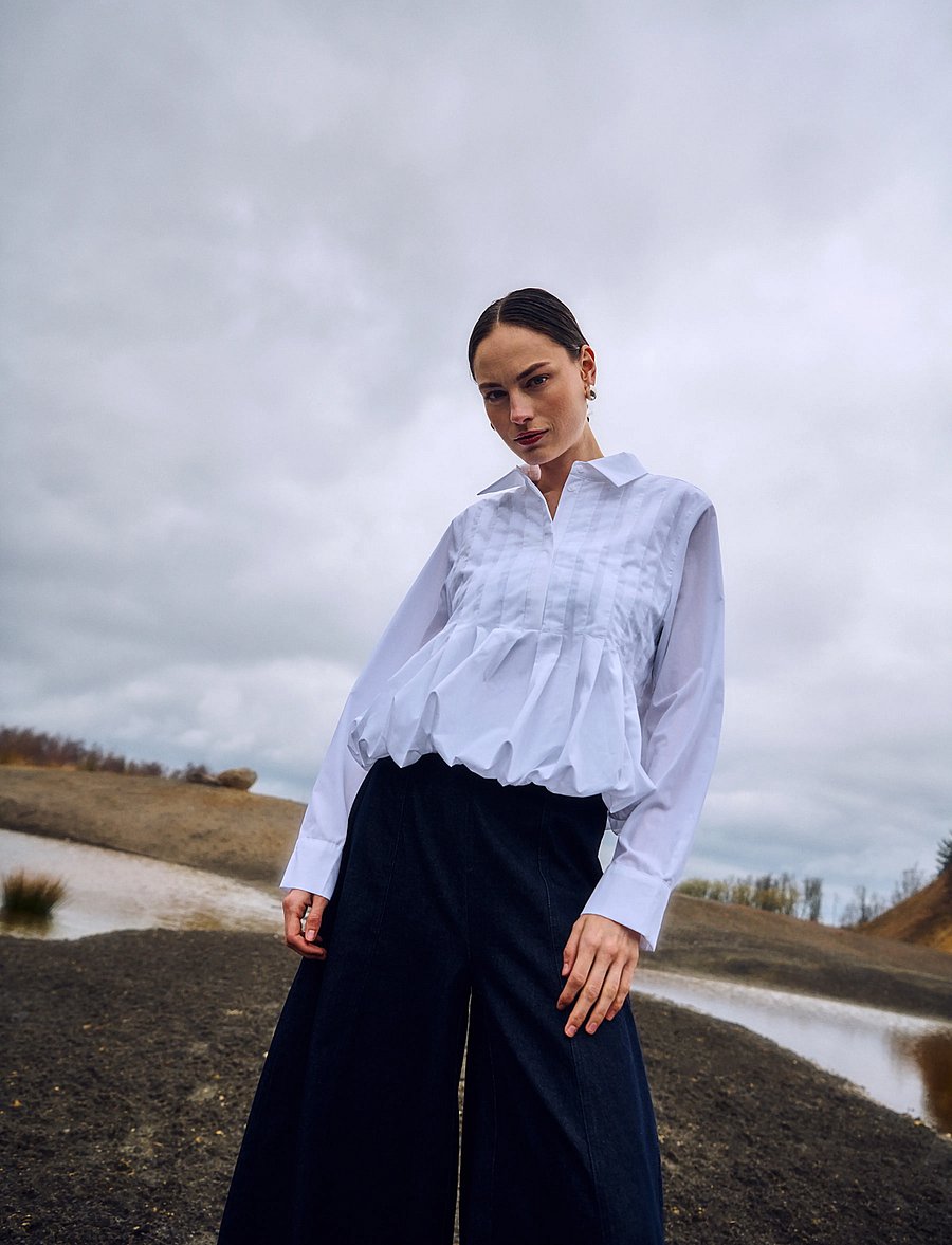 Copenhagen Muse - CMPLEAT-SHIRT - långärmade skjortor - bright white - 0