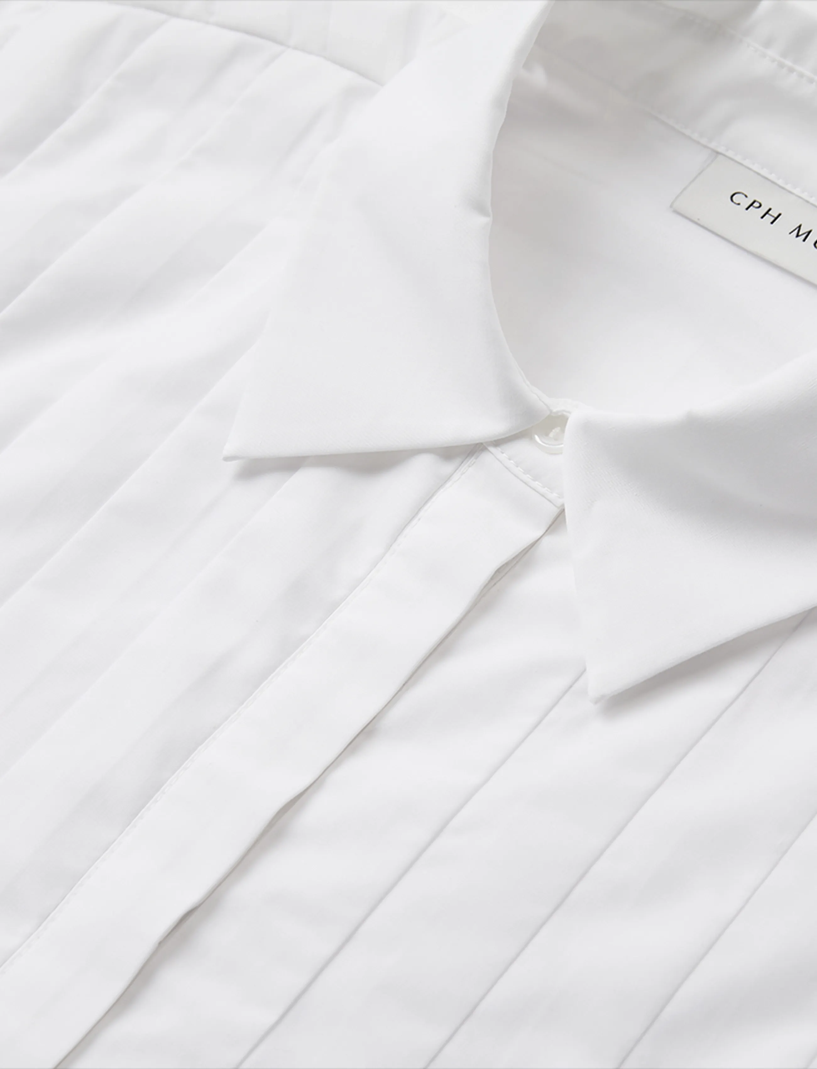 Copenhagen Muse - CMPLEAT-SHIRT - långärmade skjortor - bright white - 4