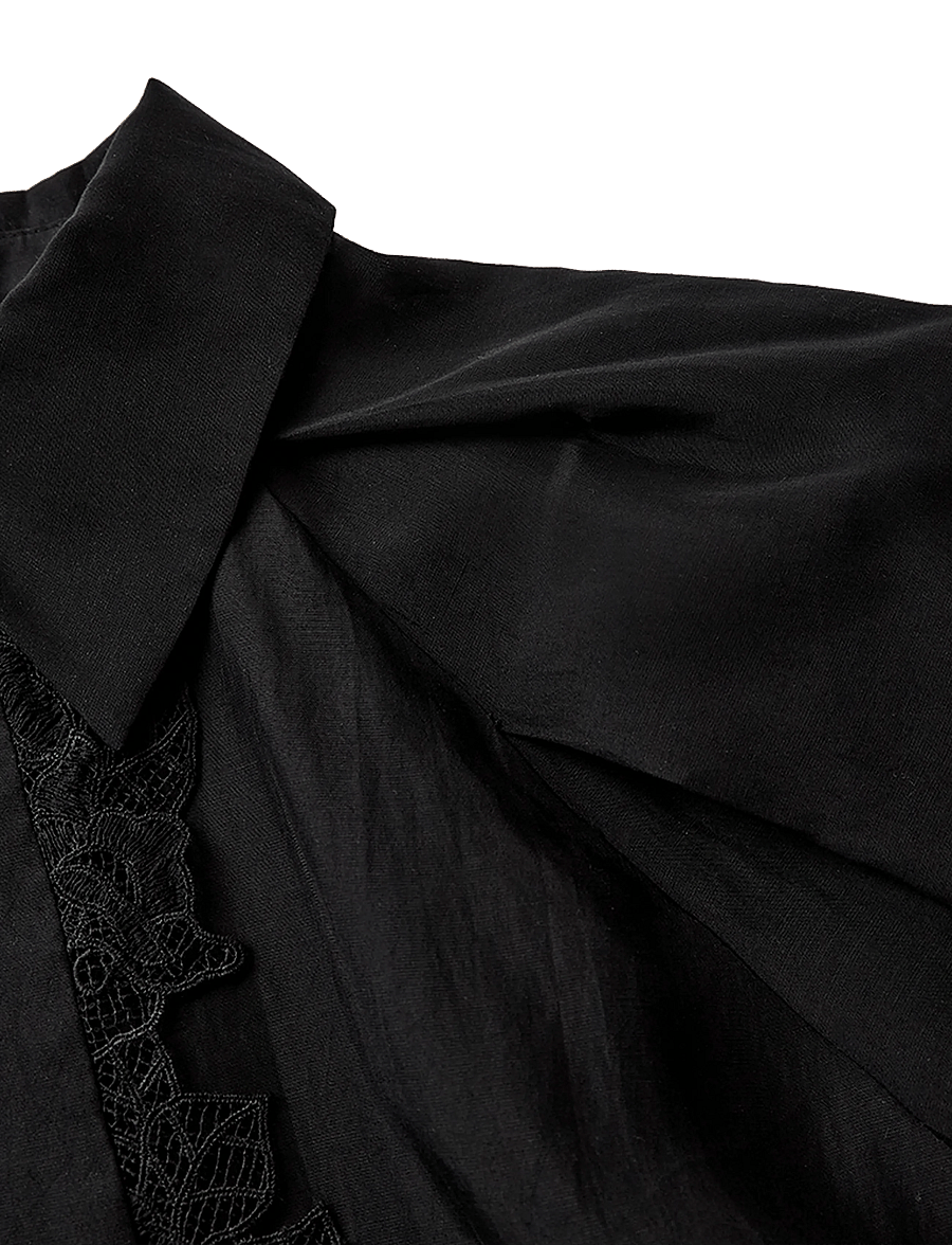 Copenhagen Muse - CMMOLLY-SHIRT - langärmlige hemden - black - 2