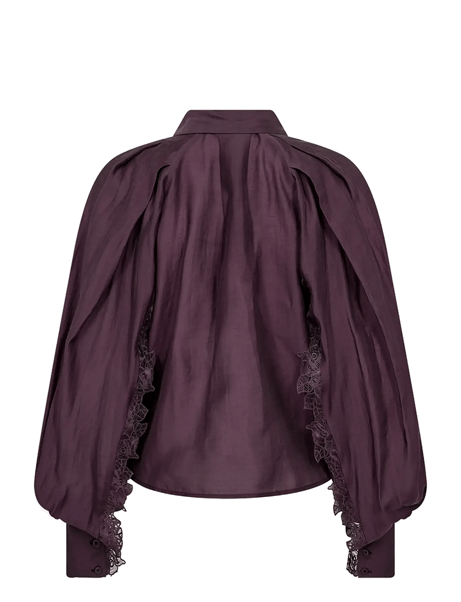 Copenhagen Muse - CMMOLLY-SHIRT - långärmade skjortor - plum perfect 19-3316 - 2