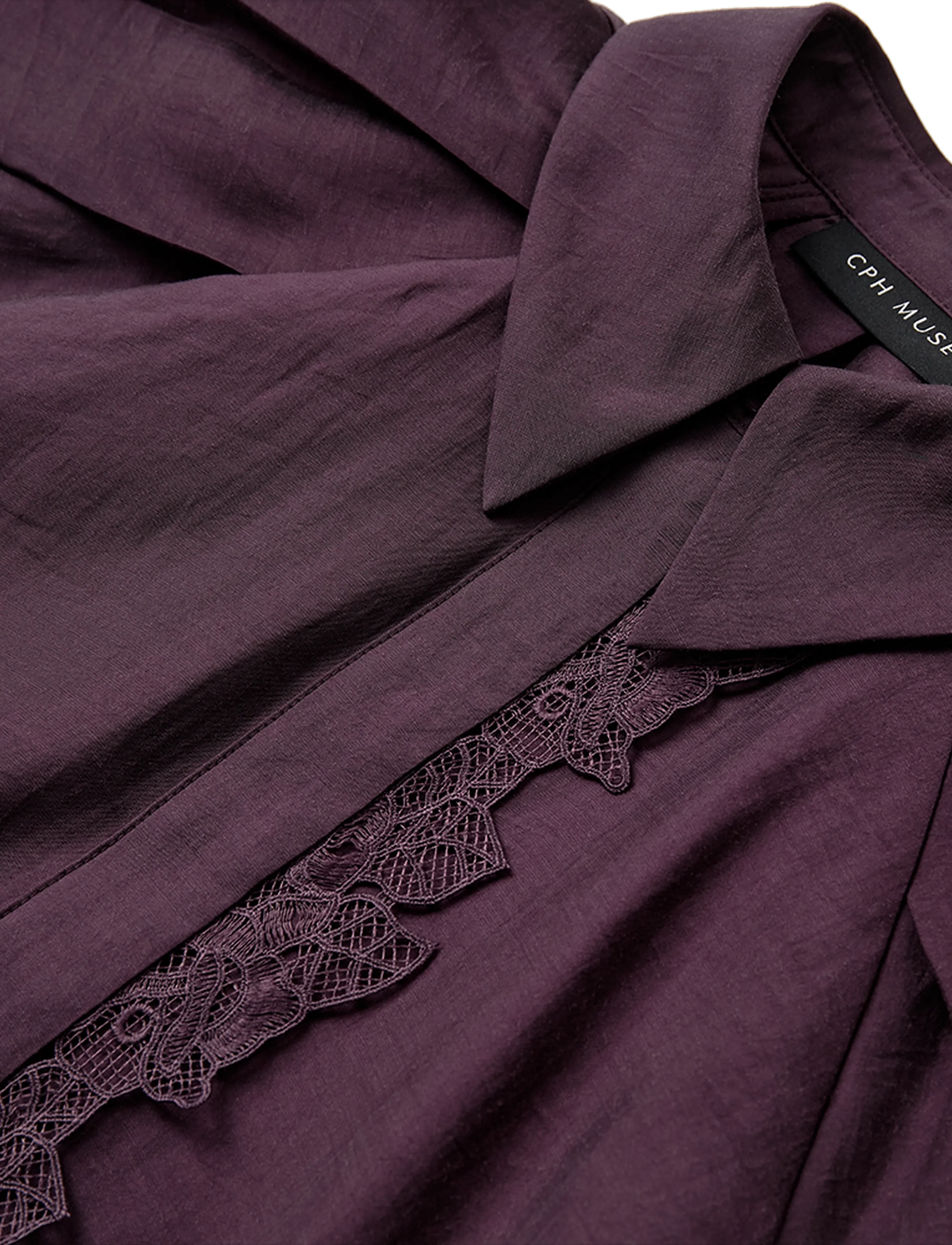 Copenhagen Muse - CMMOLLY-SHIRT - långärmade skjortor - plum perfect 19-3316 - 4