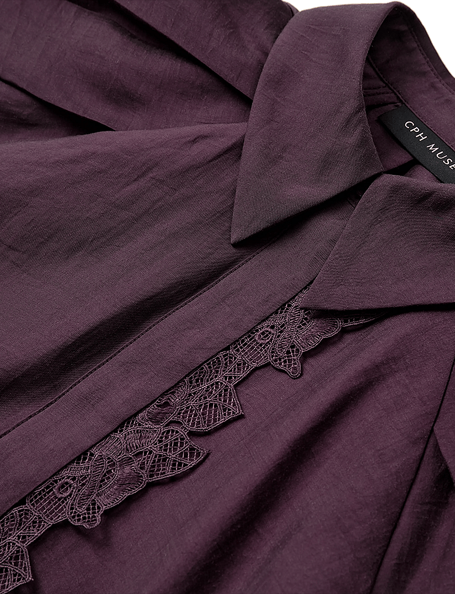 Copenhagen Muse - CMMOLLY-SHIRT - långärmade skjortor - plum perfect 19-3316 - 4