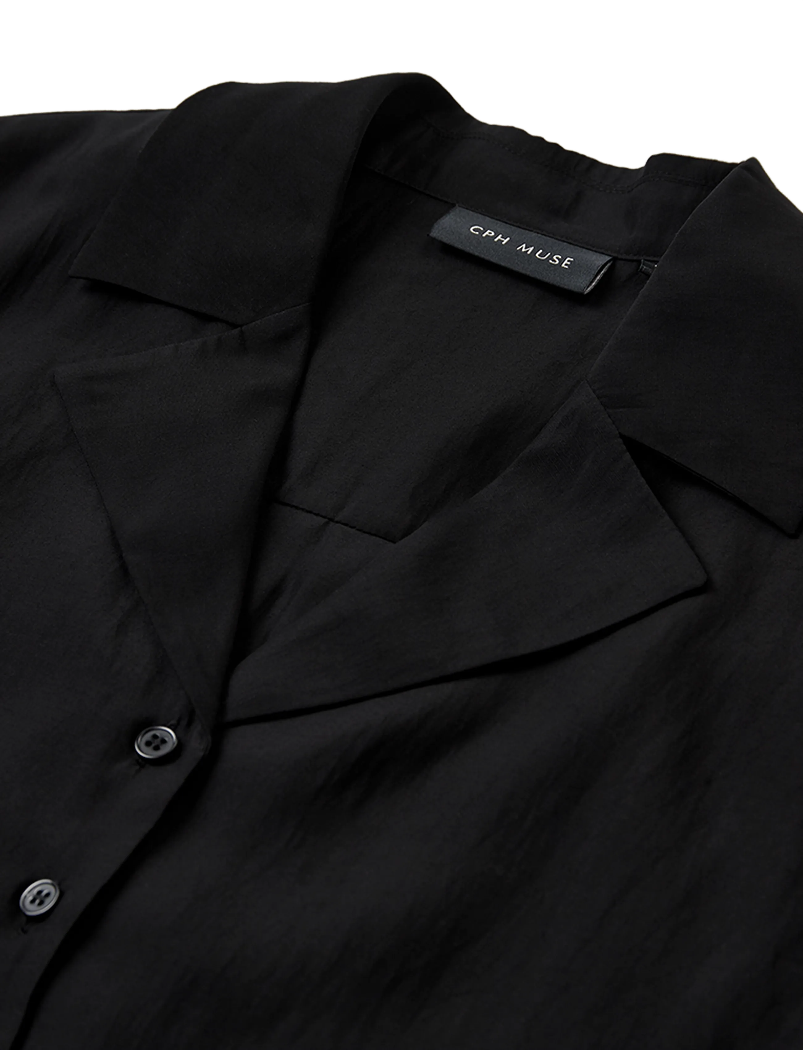 Copenhagen Muse - CMMOLLY-SHIRT - blusen mit dreiviertelärmel - black - 2