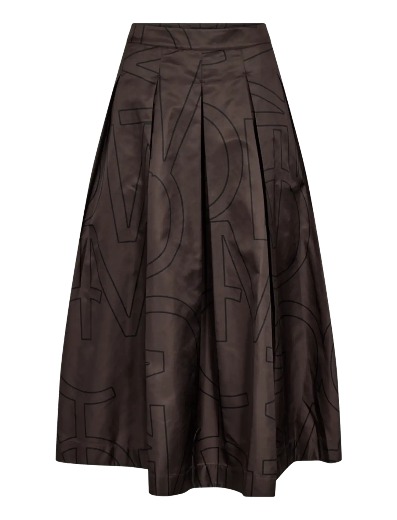 Copenhagen Muse CMSIMI-SKIRT - Kleidung - MULCH W. BLACK / brown