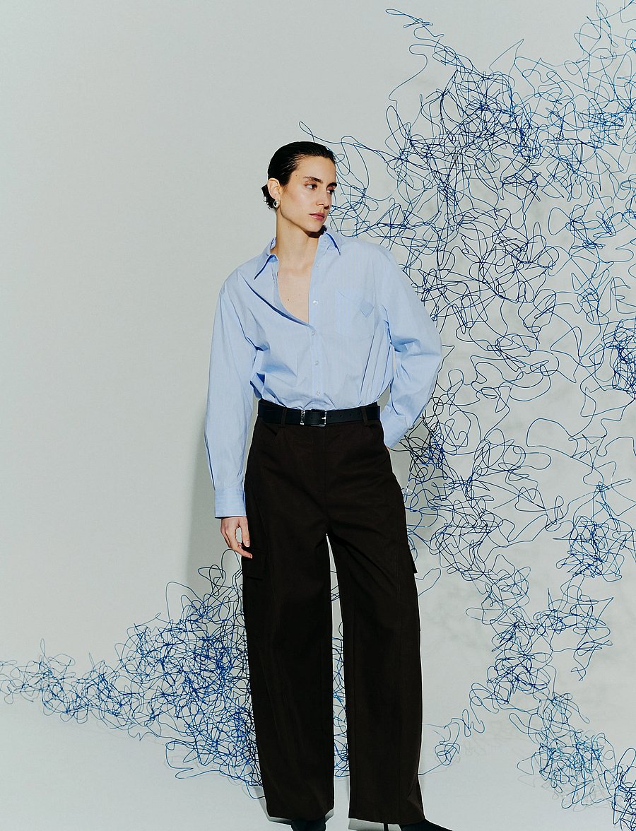 Copenhagen Muse - CMKAELI-PANTS - barrelbyxor - mulch - 0