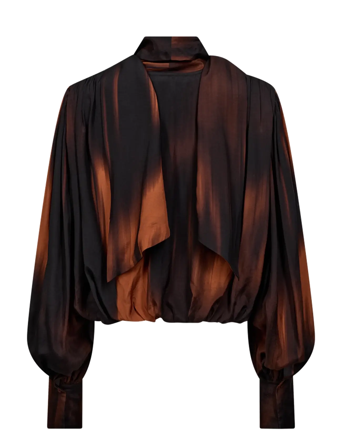 Copenhagen Muse - CMLAURA-BLOUSE - langærmede bluser - umber w. black - 1
