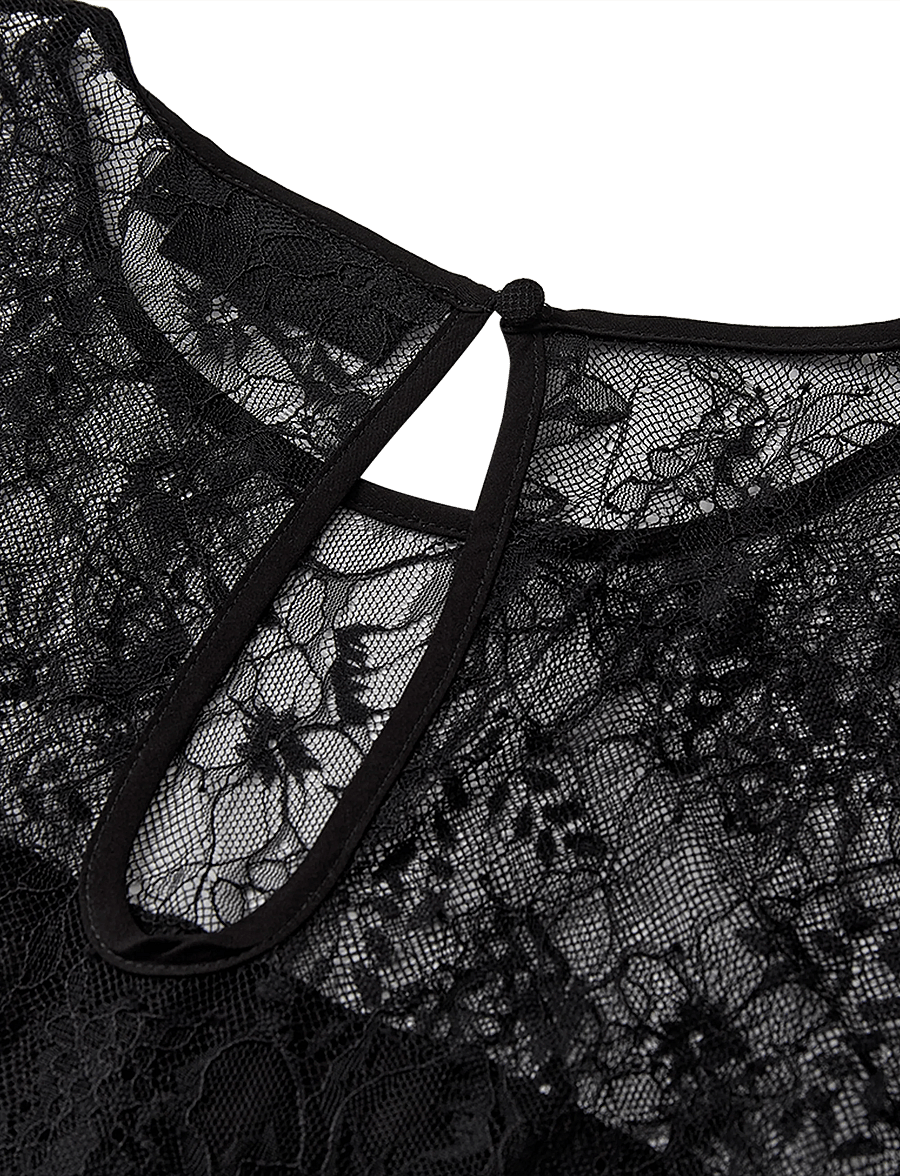Copenhagen Muse - CMLEA-BLOUSE - kurzärmelige blusen - black - 2