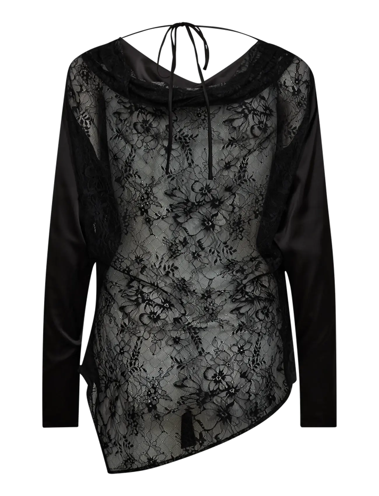Copenhagen Muse - CMMERRYSHINE-BLOUSE - langärmelige blusen - black - 1