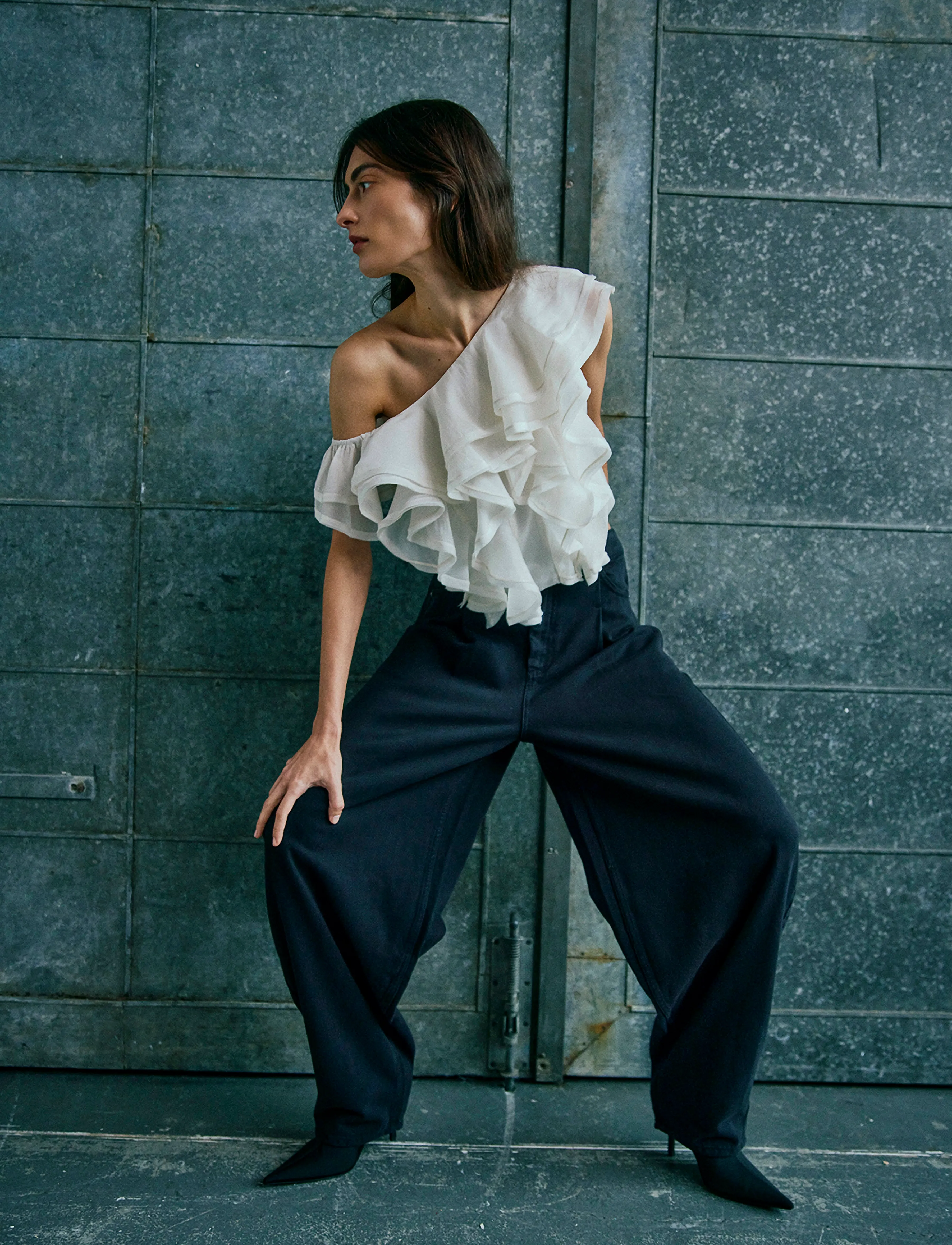 Copenhagen Muse - CMANNAIS-PANTS - barrel jeans - dark blue denim - 3