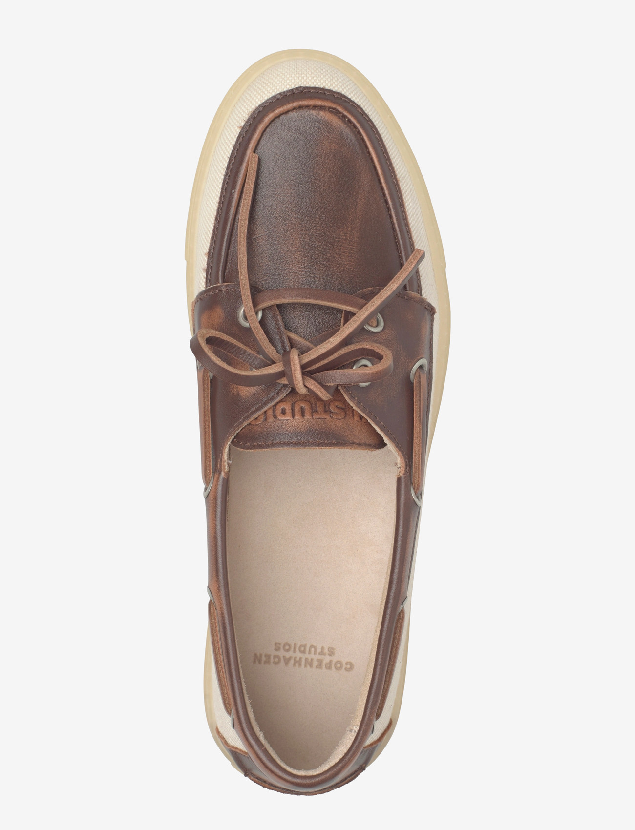 Copenhagen Studios - CPH160 suede - purjekingad - brown/cream - 3