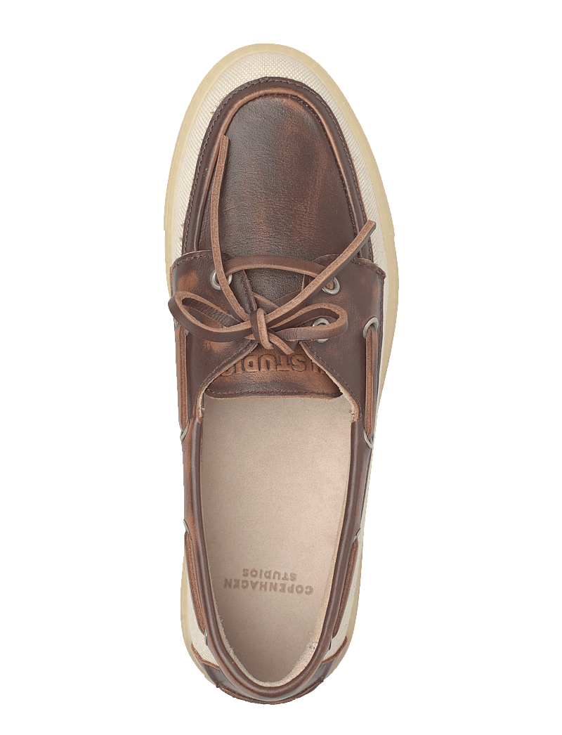 Copenhagen Studios - CPH160 suede - purjekingad - brown/cream - 3