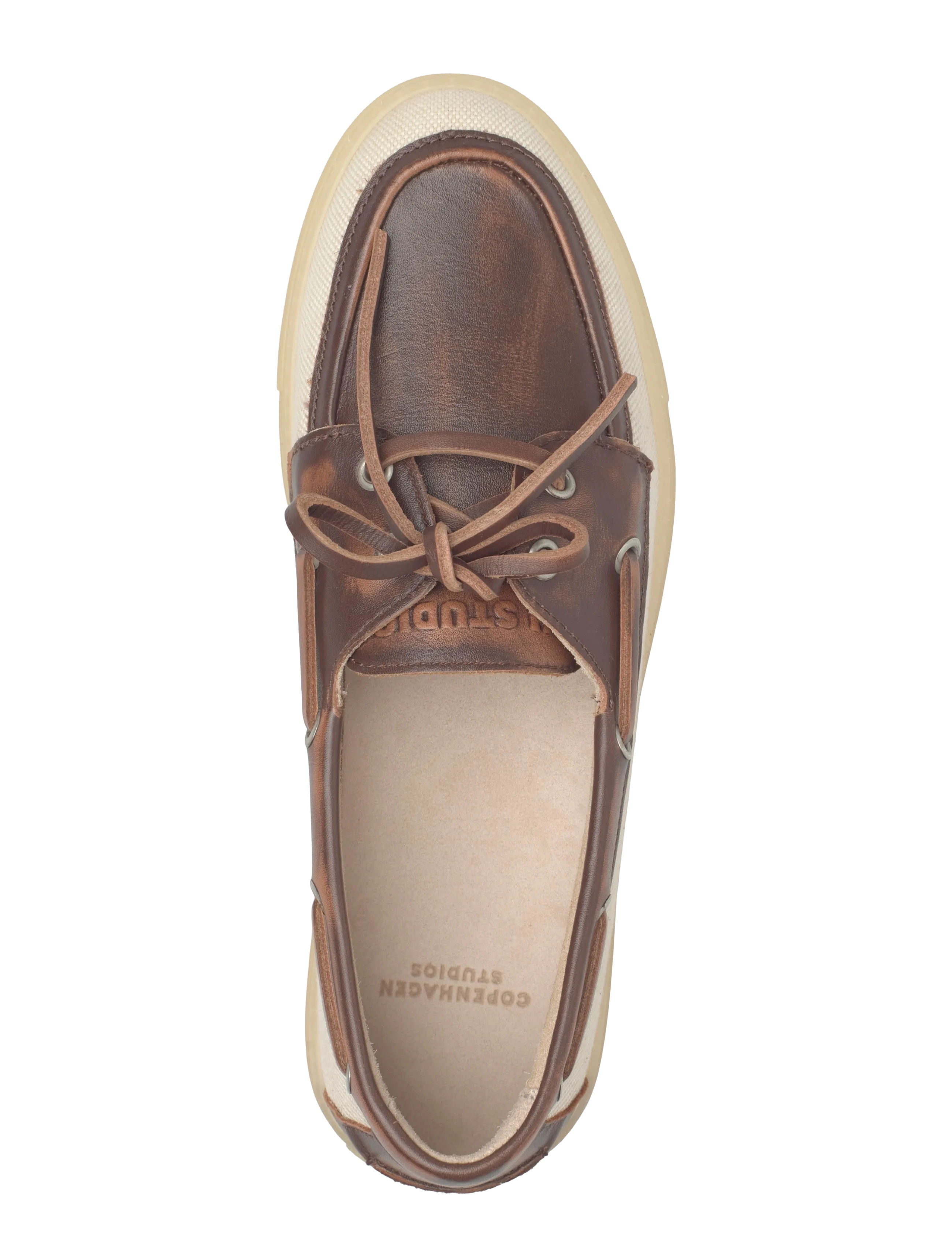 Copenhagen Studios - CPH160 suede - sejlersko - brown/cream - 3