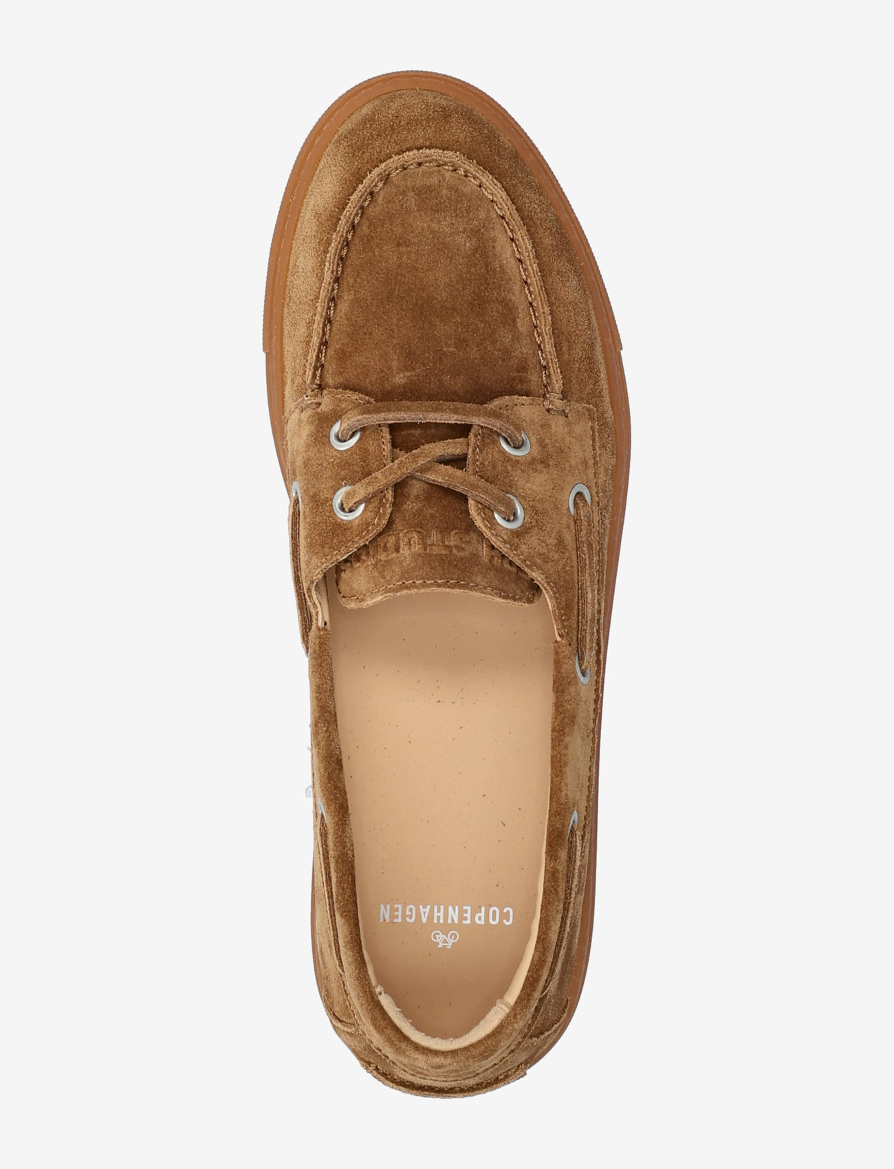 Copenhagen Studios - CPH160 suede - boat shoes - new brown - 3