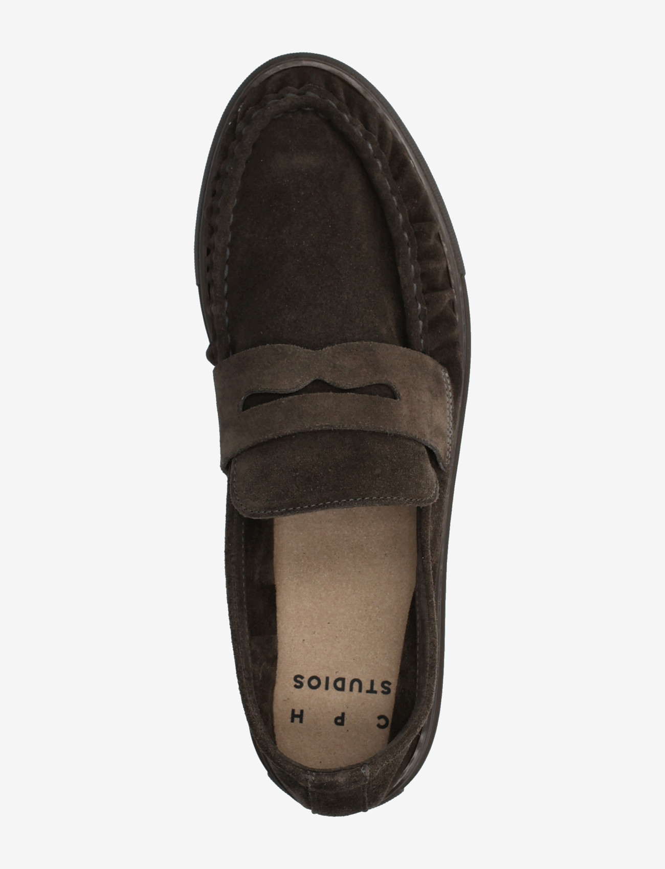 Copenhagen Studios - CPH162M suede - loafers - off black - 3
