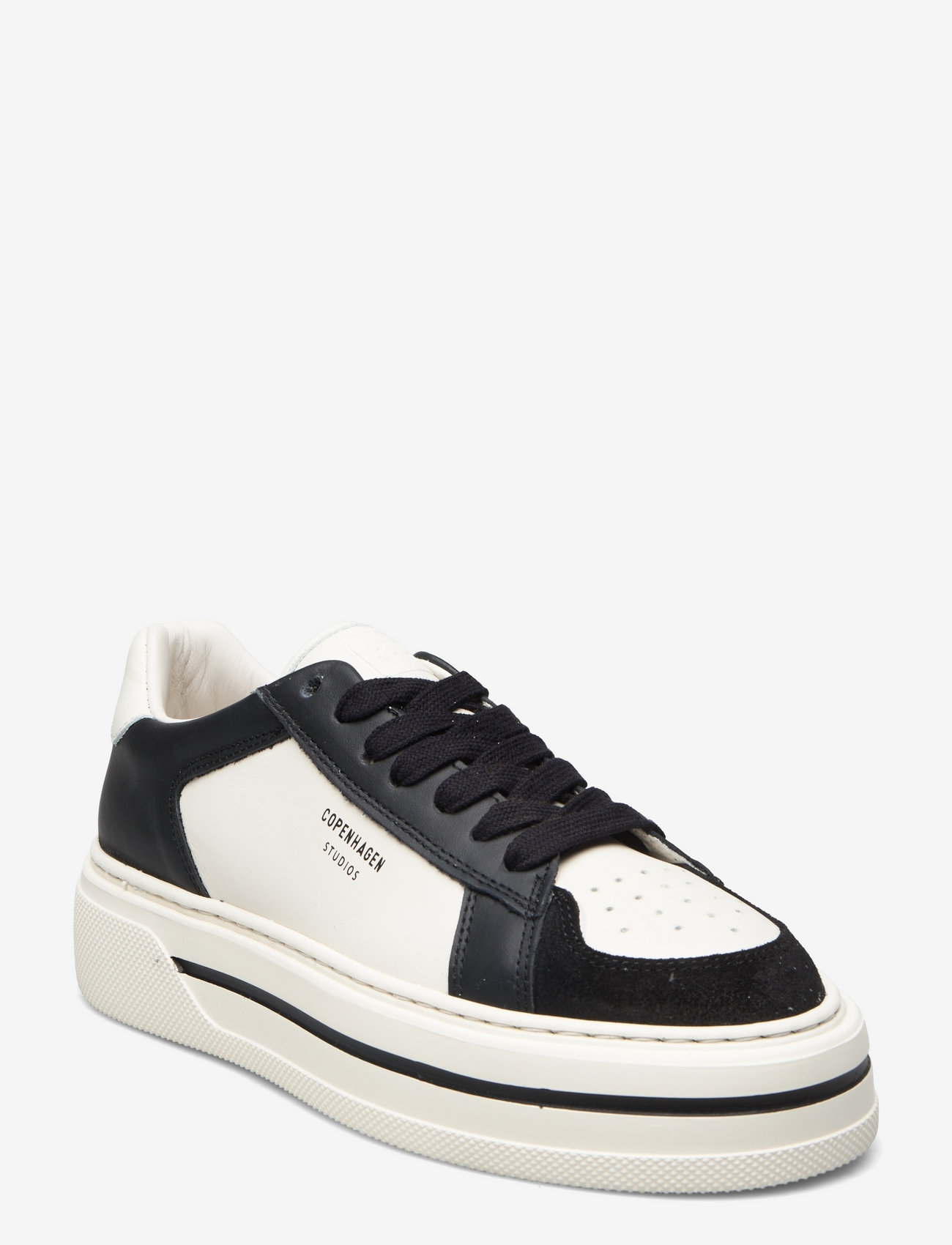 Copenhagen Studios - CPH181 leather mix black/cream beige - low top sneakers - black/cream beige - 0