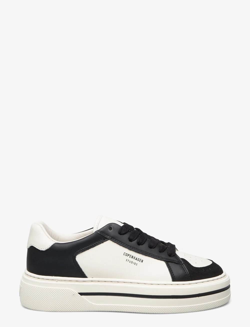 Copenhagen Studios - CPH181 leather mix white - lage sneakers - black/cream beige - 1