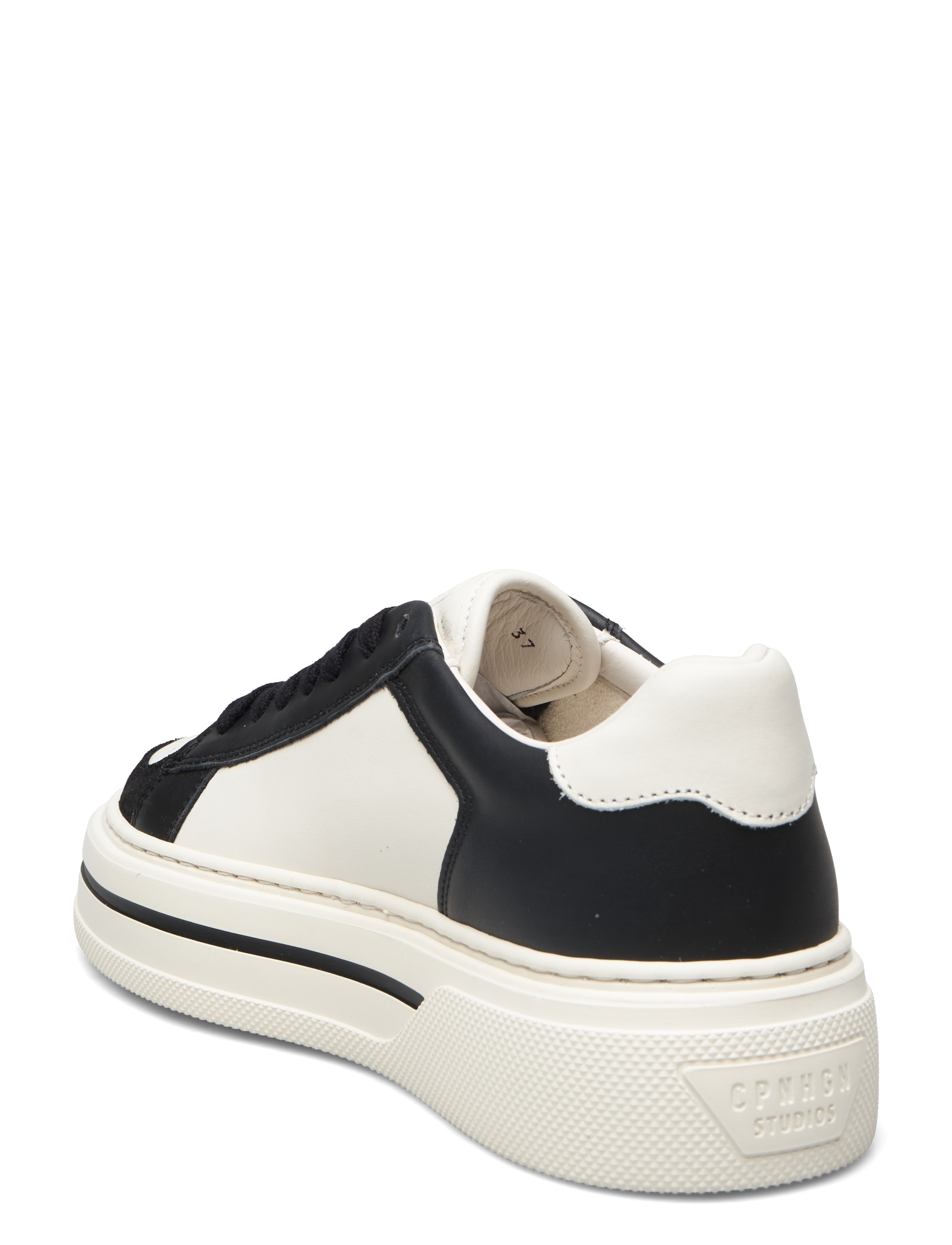 Copenhagen Studios - CPH181 leather mix black/cream beige - black/cream beige - 2