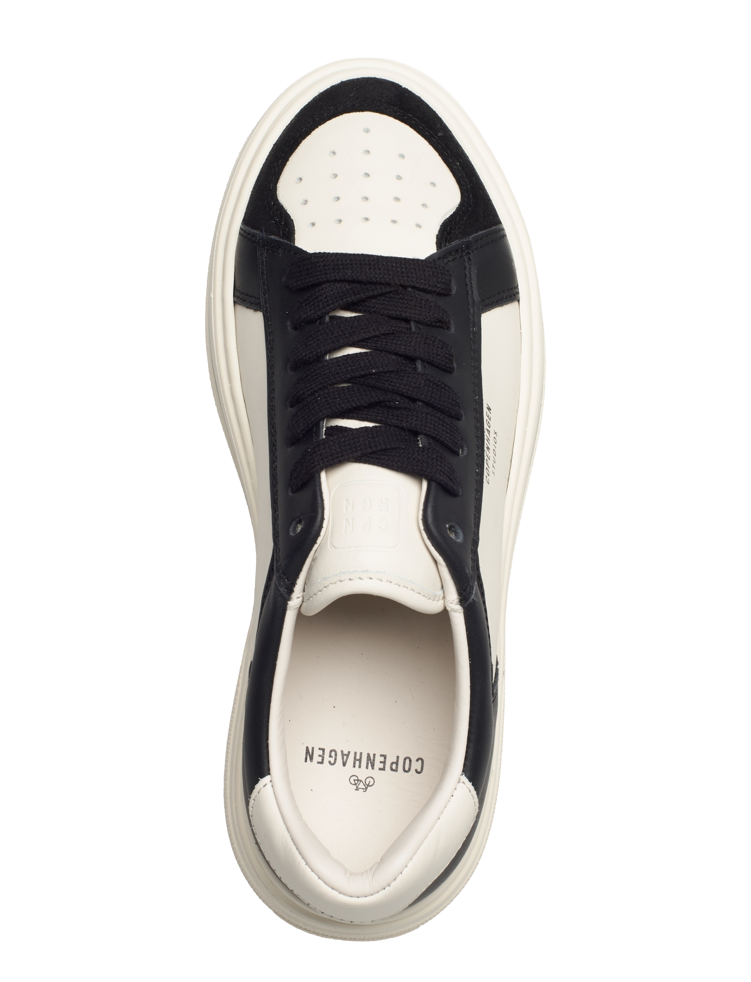 Copenhagen Studios - CPH181 leather mix black/cream beige - black/cream beige - 3