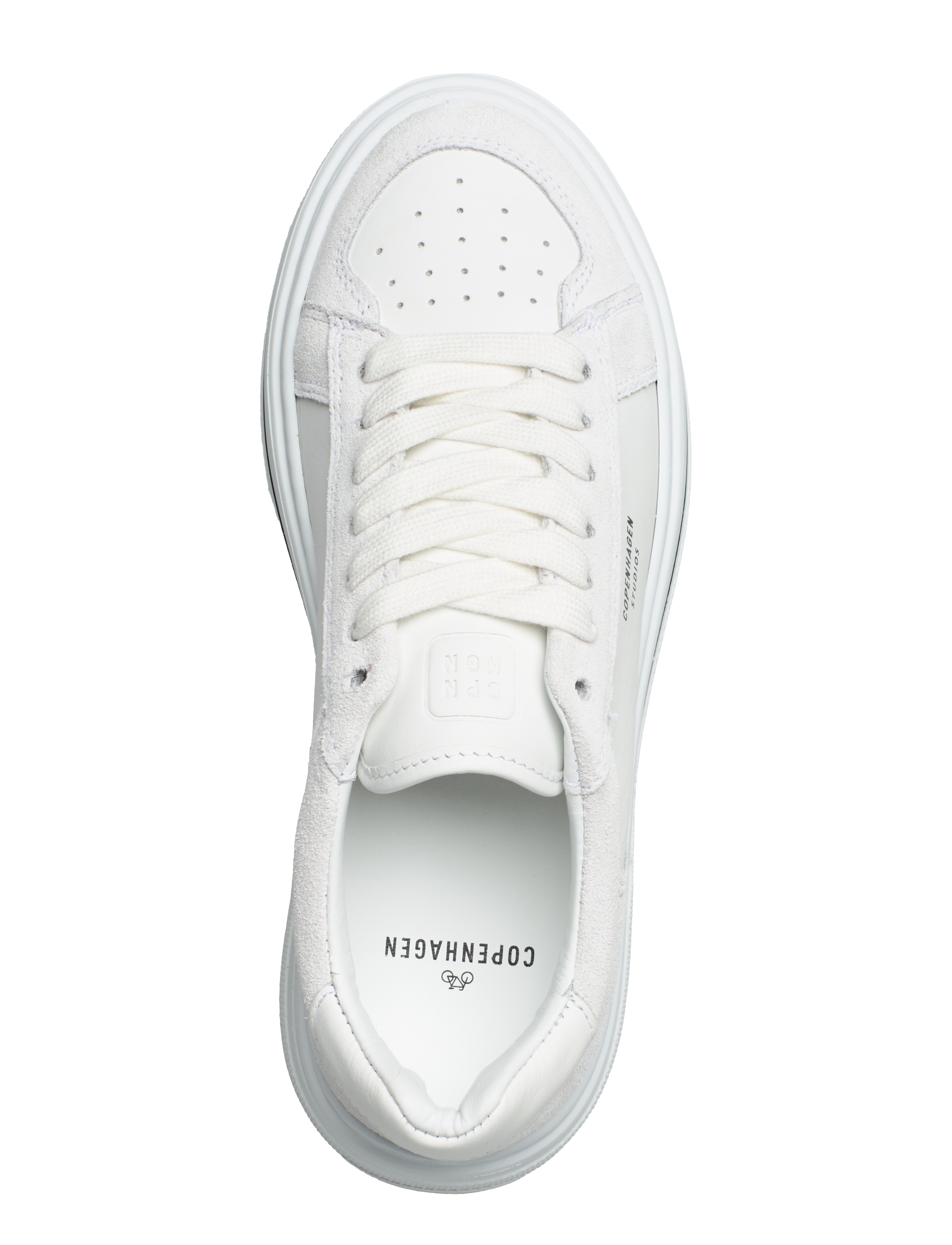 Copenhagen Studios - CPH181 leather mix white - confirmation - white - 3