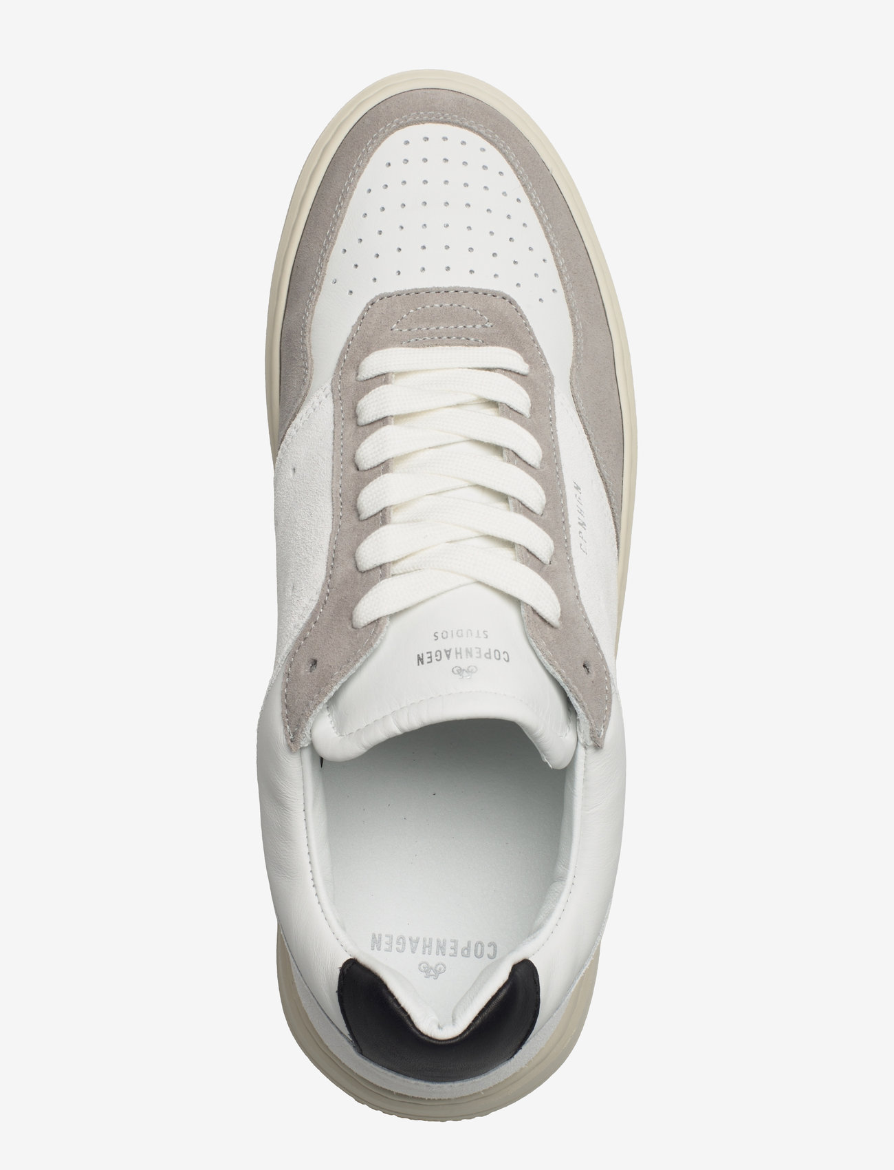 Copenhagen Studios - CPH1M leather mix white/grey - madala säärega tossud - white/grey - 3