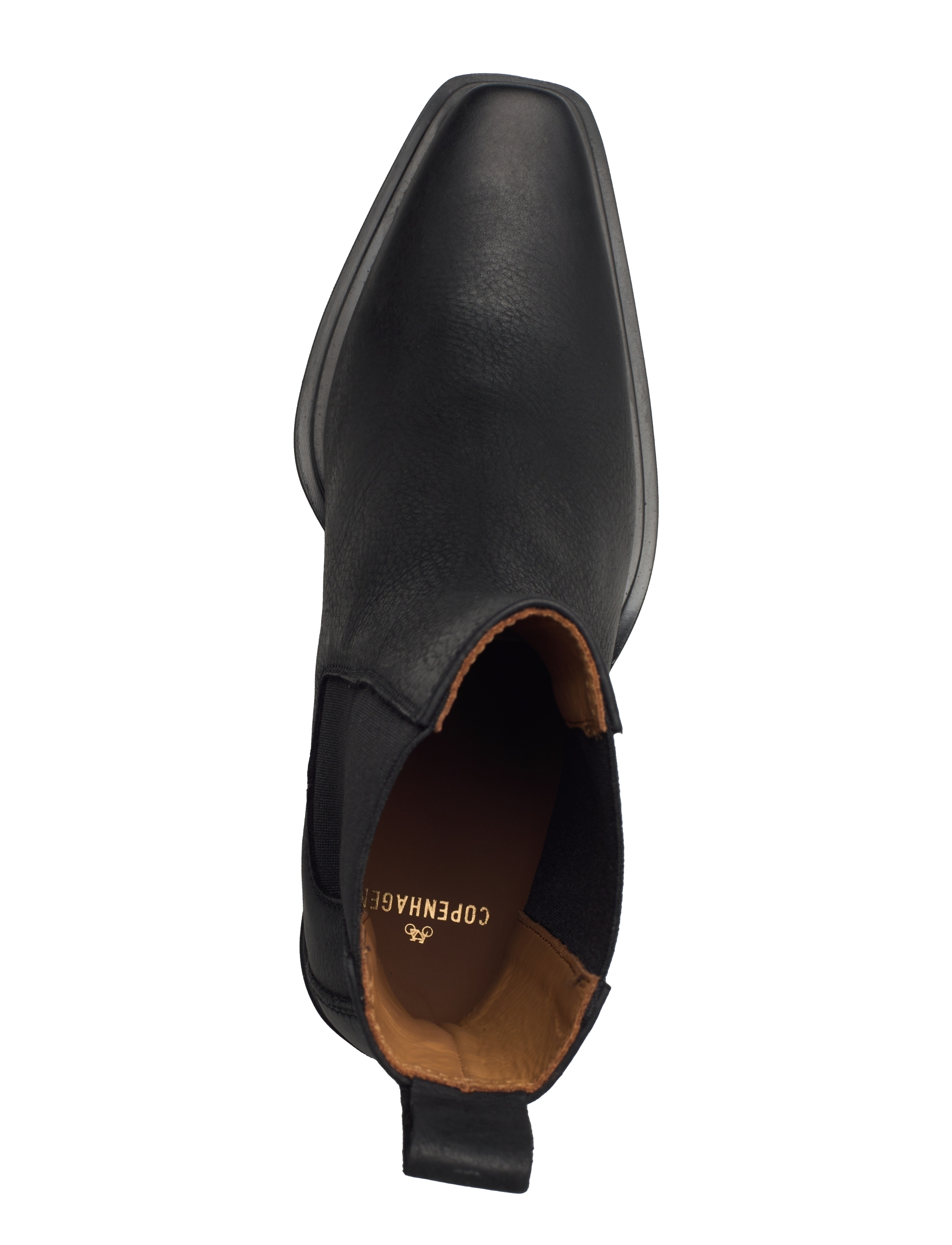 Copenhagen Studios - CPH236 suede off black - høj hæl - black - 3