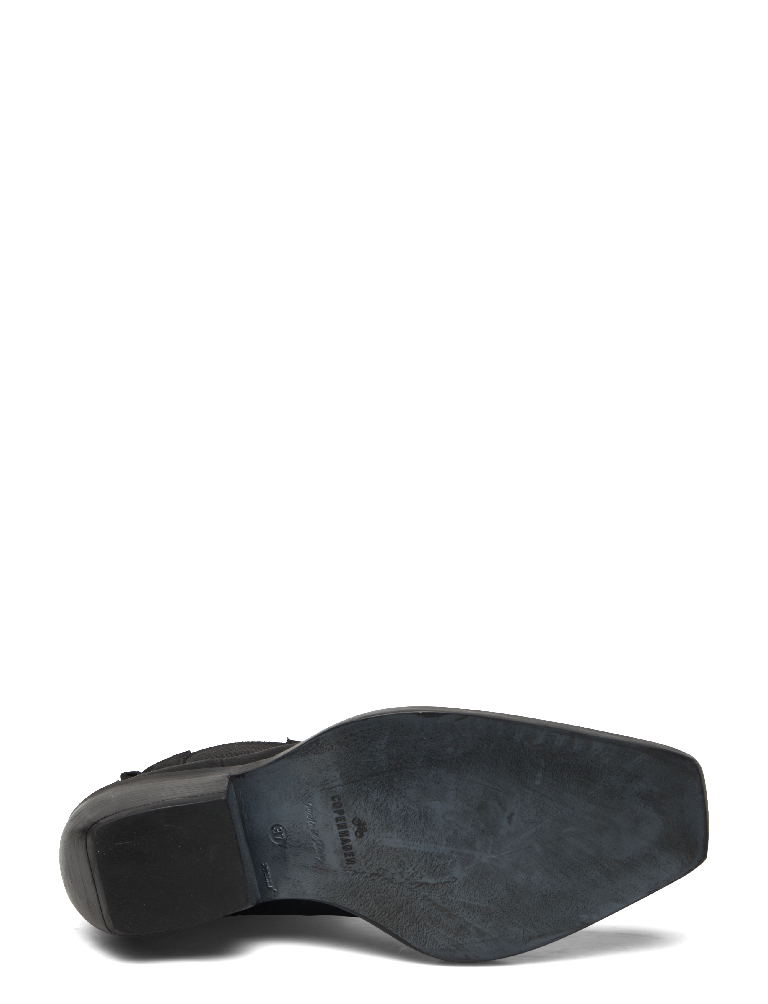 Copenhagen Studios - CPH236 suede off black - høj hæl - black - 4
