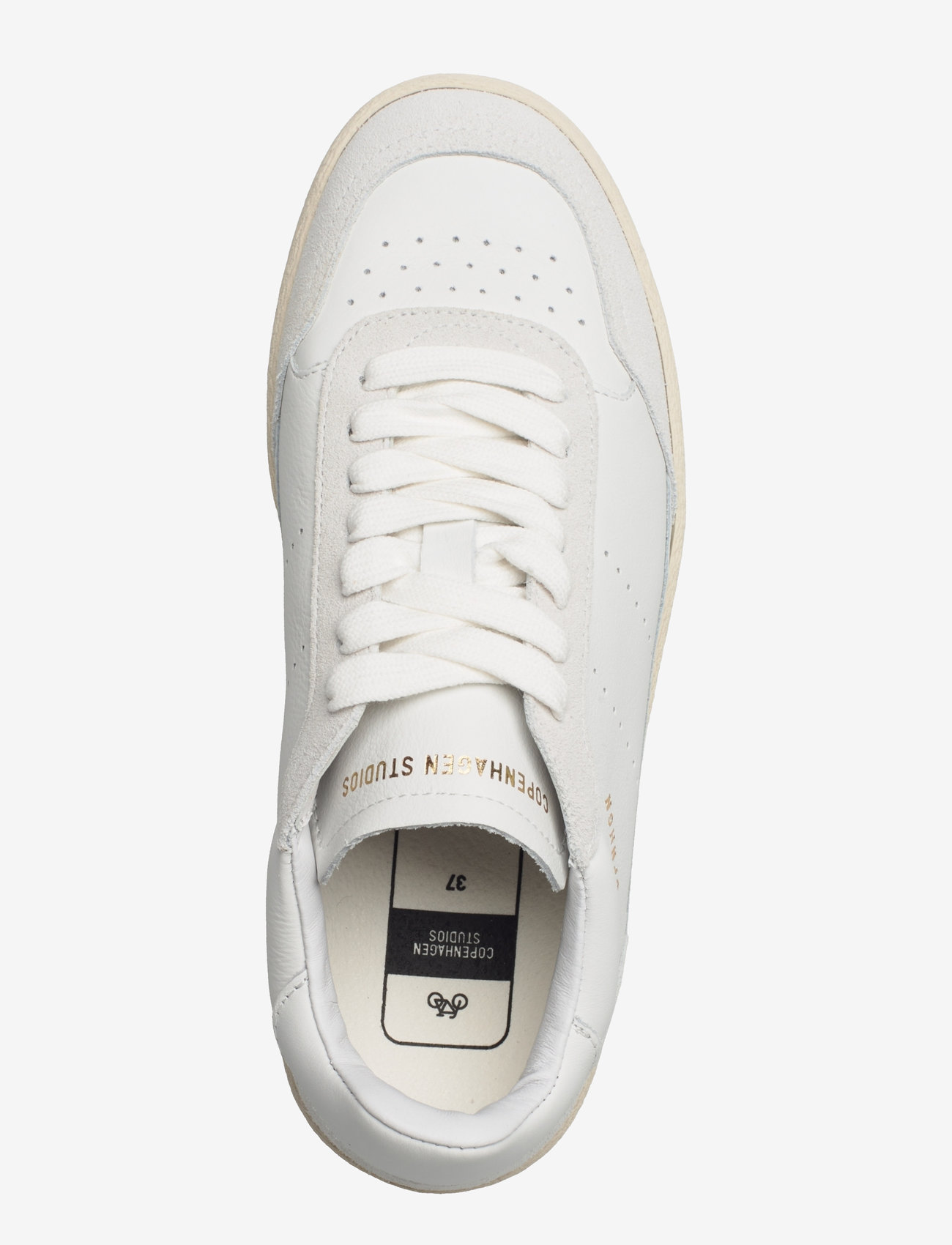 Copenhagen Studios - CPH255 leather mix white/cloud - låga sneakers - white - 3