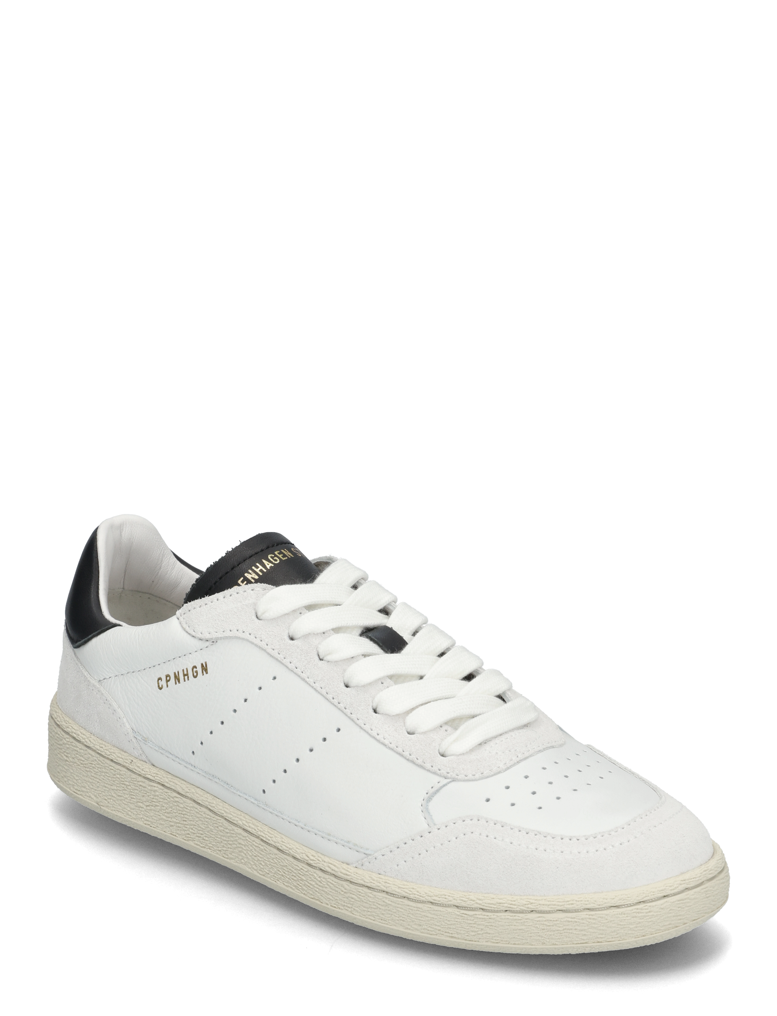 Copenhagen Studios Cph255 Leather Mix White/Black, 37, White, Sneakers > Sneakers Med Lav Top, Dame
