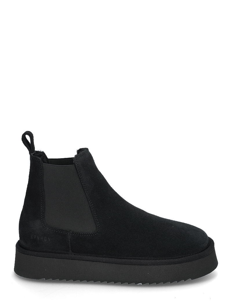 Copenhagen Studios - CPH258 suede cognac - chelsea-saapad - black - 1