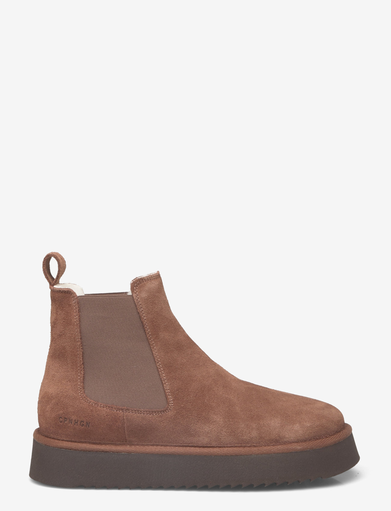 Copenhagen Studios - CPH258 suede cognac - varmfodrade skor - chocolate - 1