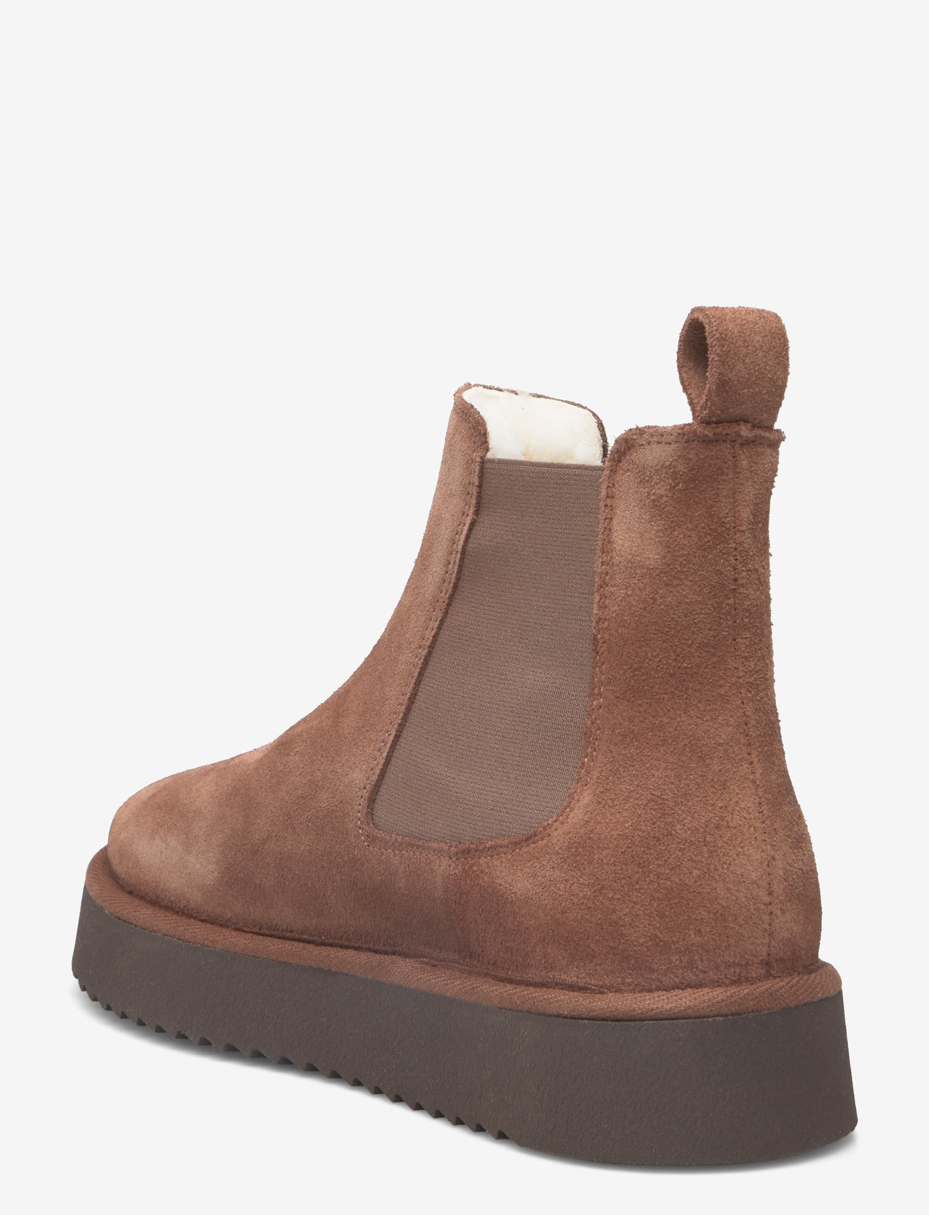 Copenhagen Studios - CPH258 suede cognac - varmfodrade skor - chocolate - 2
