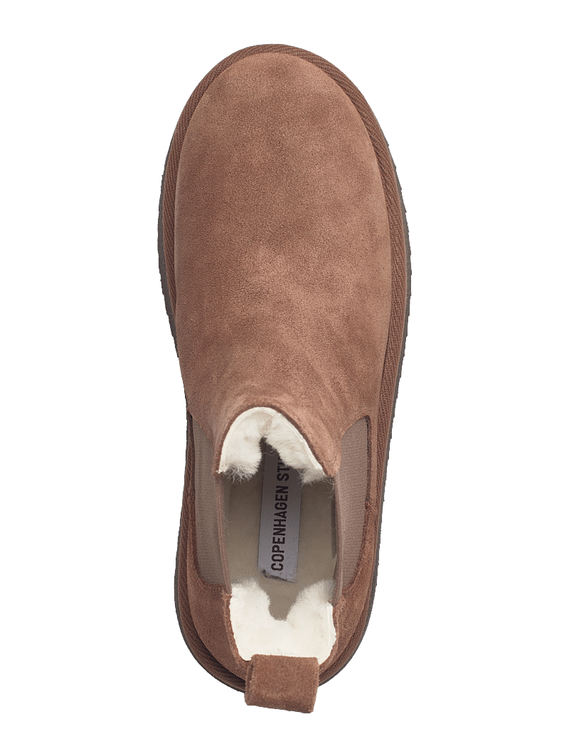 Copenhagen Studios - CPH258 suede cognac - varmfodrade skor - chocolate - 3