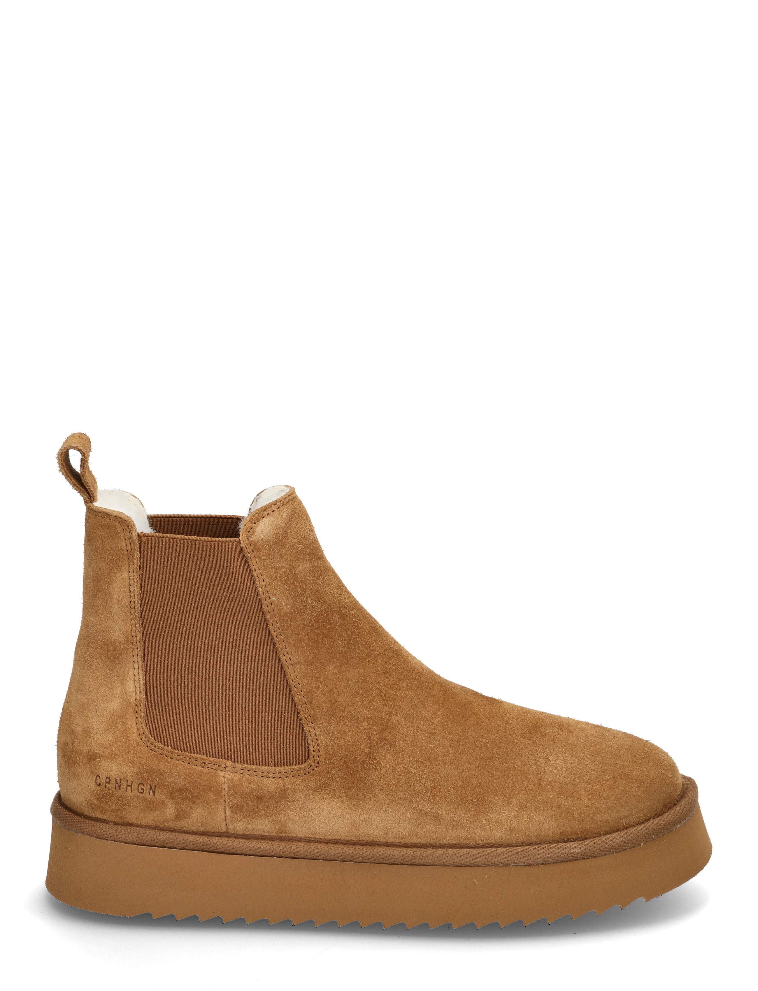 Copenhagen Studios - CPH258 suede chocolate - chelsea boots - cognac - 1