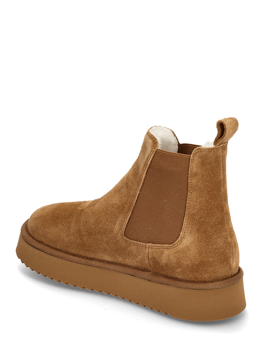 Copenhagen Studios - CPH258 suede chocolate - chelsea boots - cognac - 2