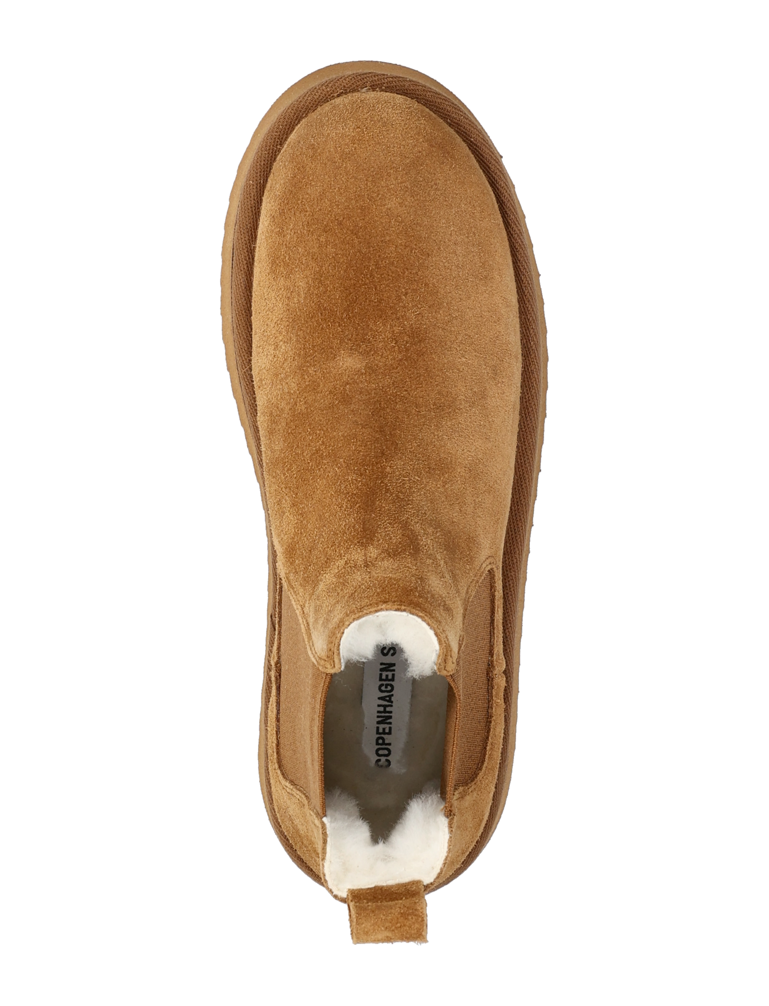 Copenhagen Studios - CPH258 suede chocolate - chelsea boots - cognac - 2