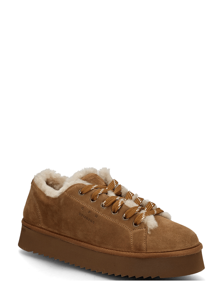 Copenhagen Studios - CPH269 suede teddy new brown - plateau-sneaker - new brown - 0