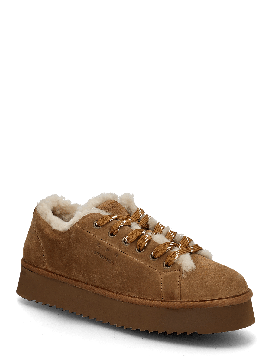 Copenhagen Studios - CPH269 suede teddy new brown - fodrade sneakers - new brown - 0