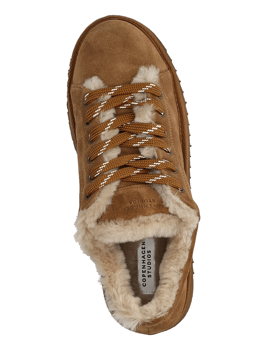 Copenhagen Studios - CPH269 suede teddy new brown - plateau-sneaker - new brown - 3