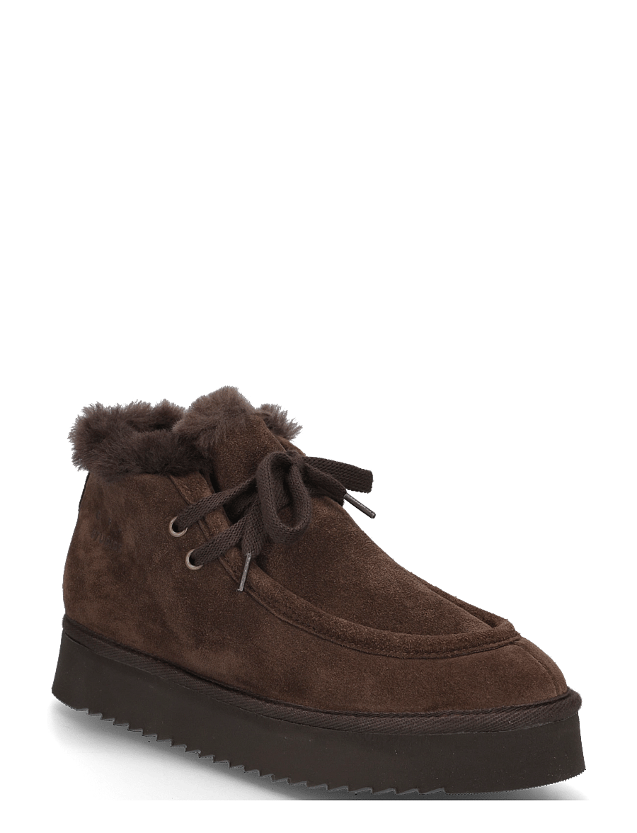 Copenhagen Studios - CPH284 suede teddy chocolate - bamsestøvler - chocolate - 0