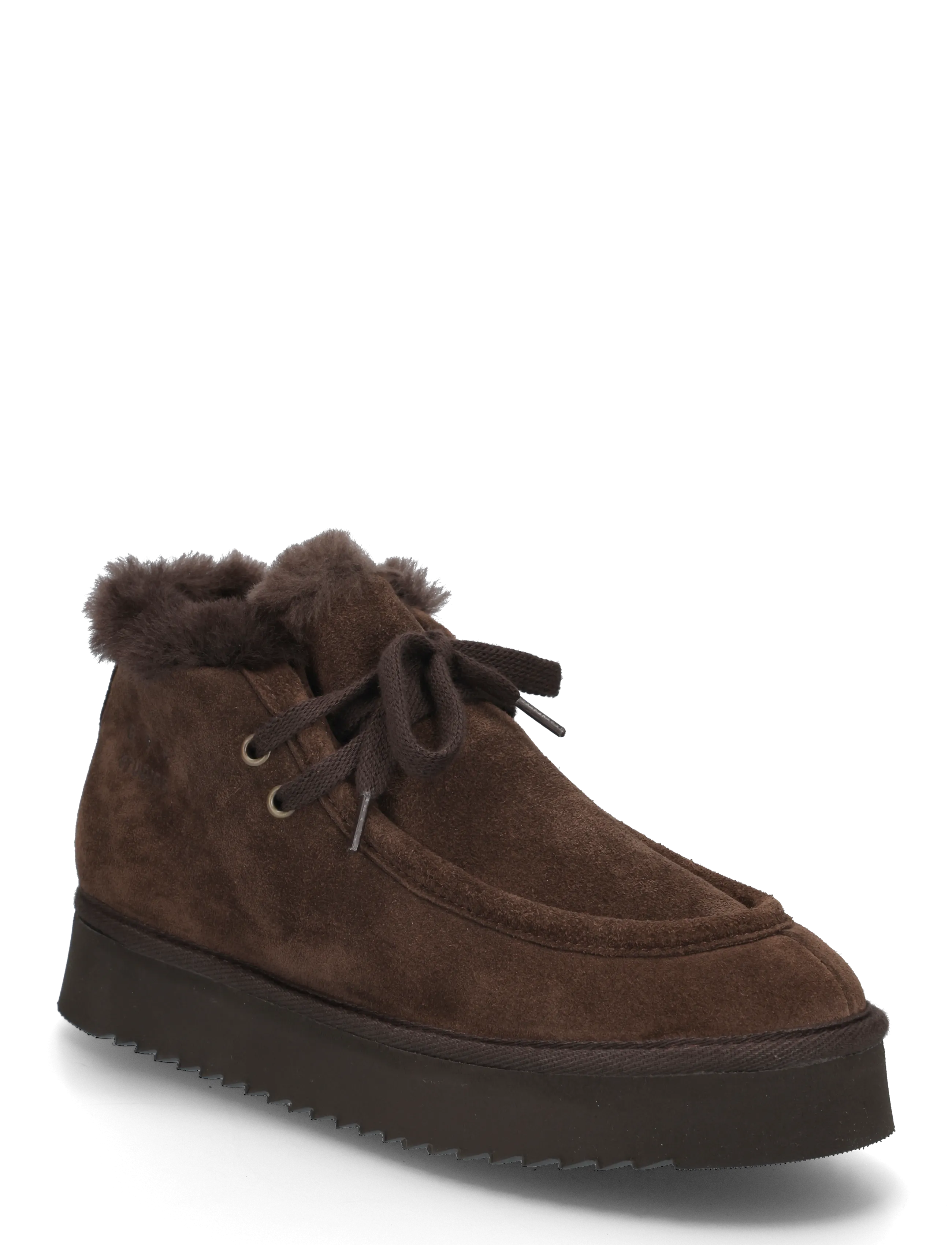 Copenhagen Studios CPH284 suede teddy - Teddy-saapad - CHOCOLATE / brown