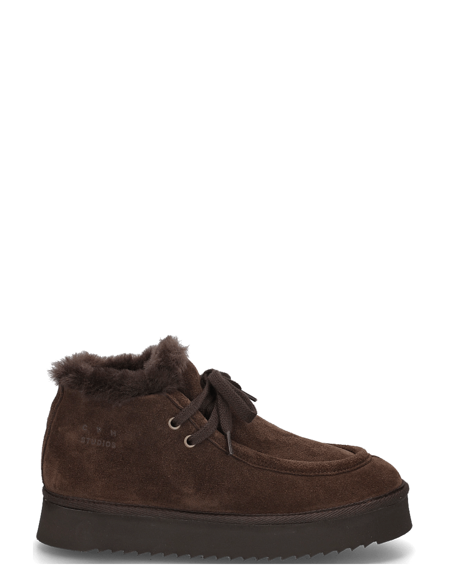 Copenhagen Studios - CPH284 suede teddy chocolate - bamsestøvler - chocolate - 2