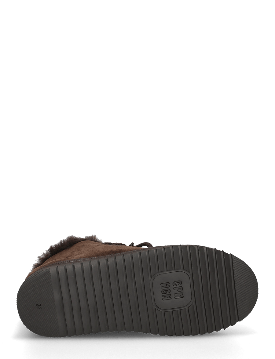 Copenhagen Studios - CPH284 suede teddy - teddy-stiefel - chocolate - 4