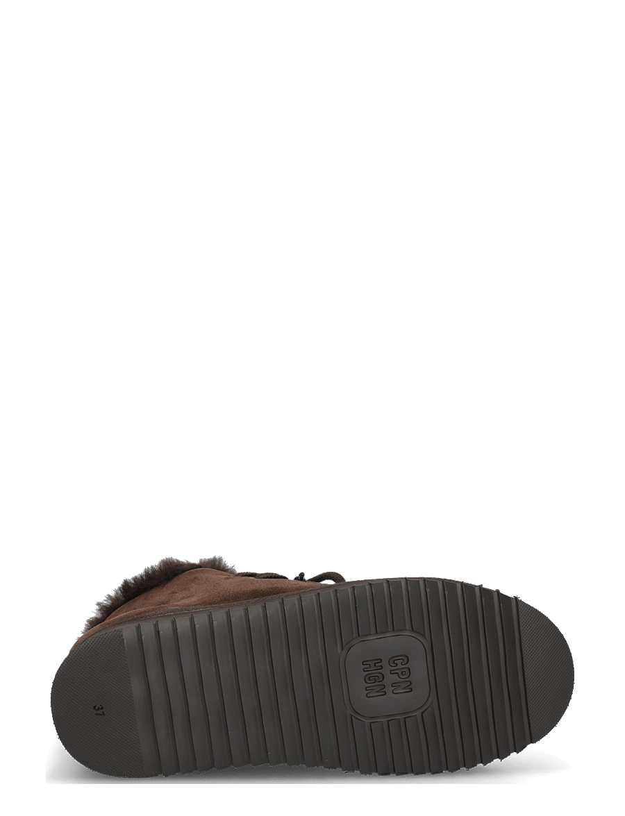 Copenhagen Studios - CPH284 suede teddy chocolate - bamsestøvler - chocolate - 4