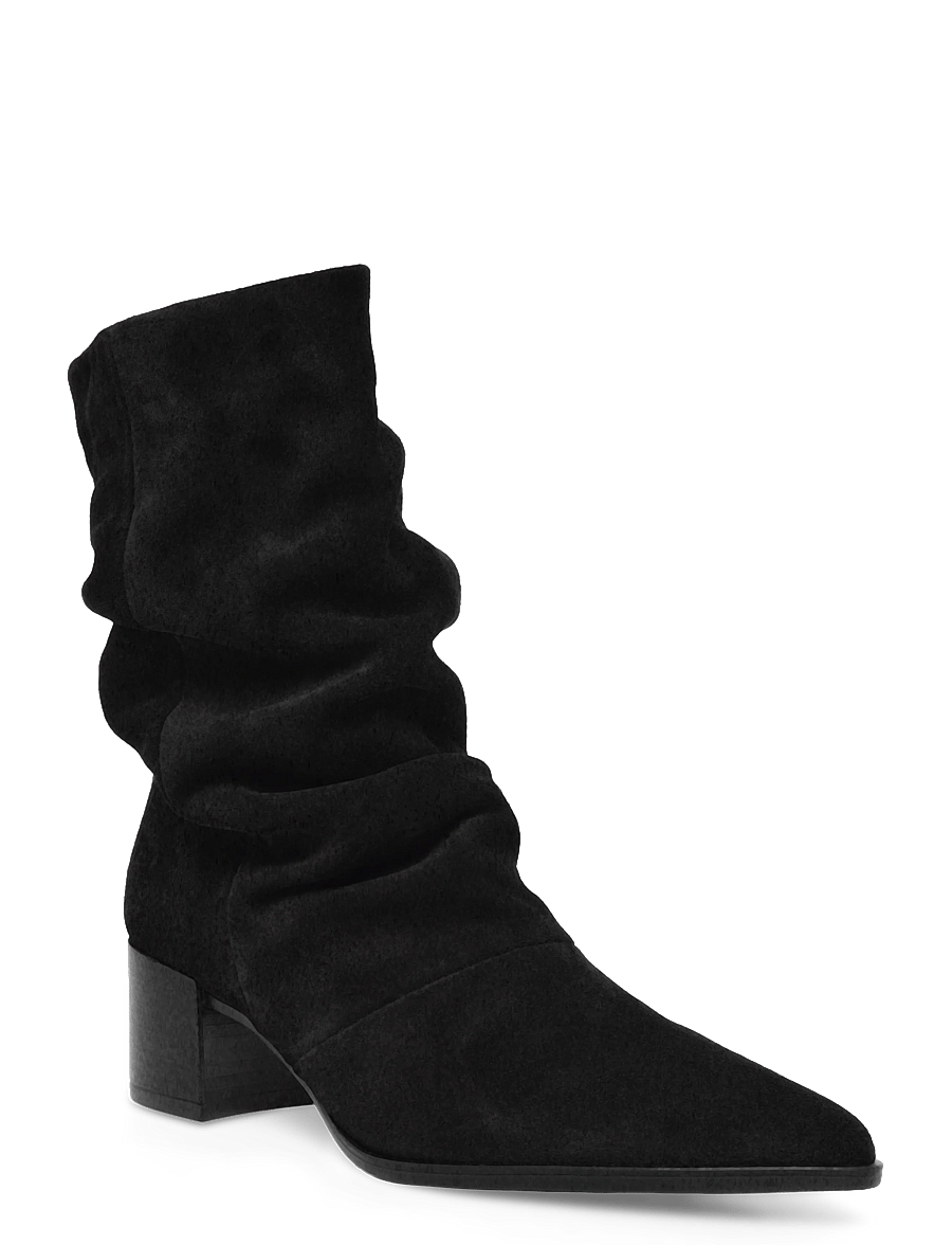 Copenhagen Studios - CPH292 suede black - kontsaga poolsaapad - black - 0