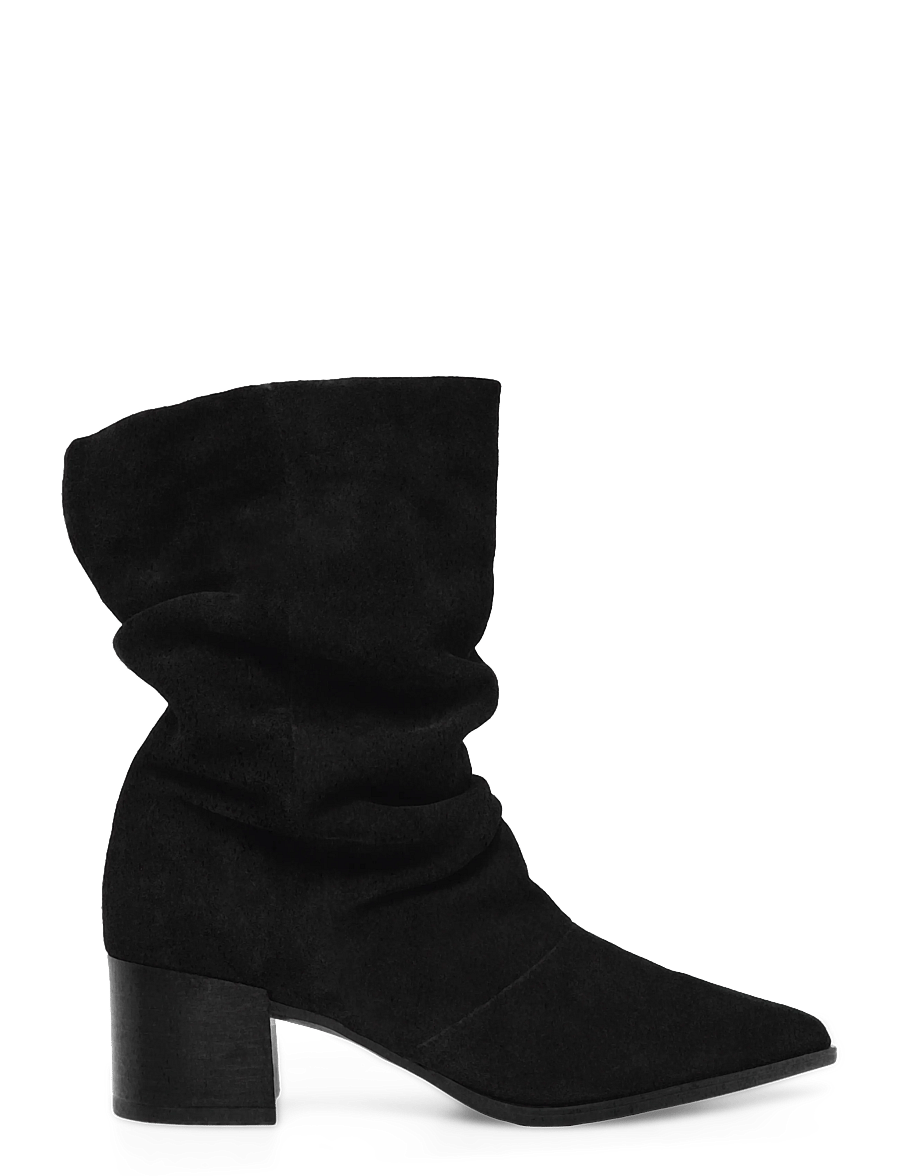Copenhagen Studios - CPH292 suede black - kontsaga poolsaapad - black - 2