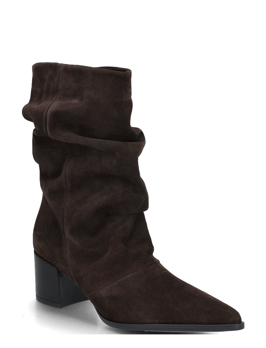 Copenhagen Studios - CPH292 suede chocolate - heeled ankle boots - chocolate - 0