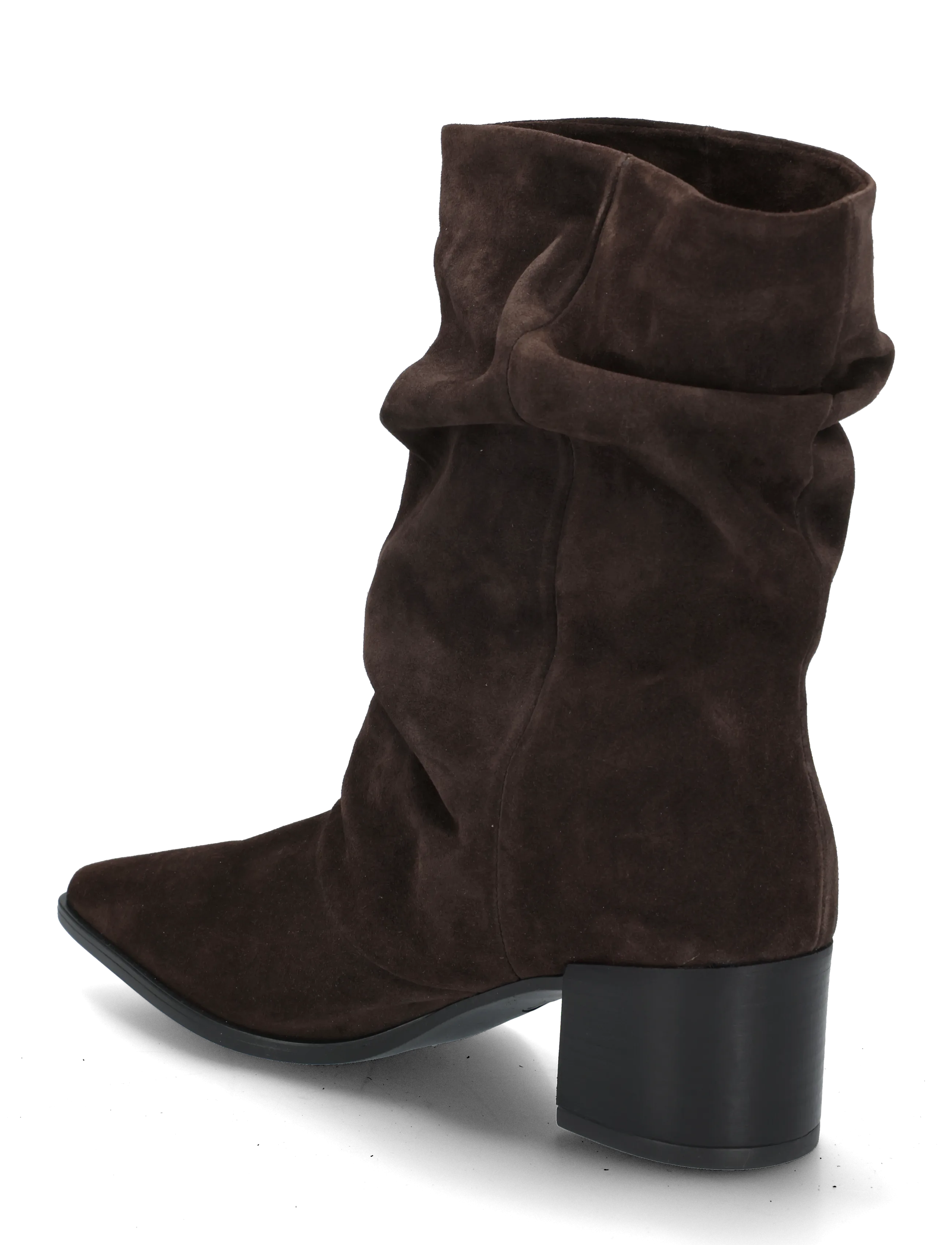 Copenhagen Studios - CPH292 suede black - heeled ankle boots - chocolate - 1