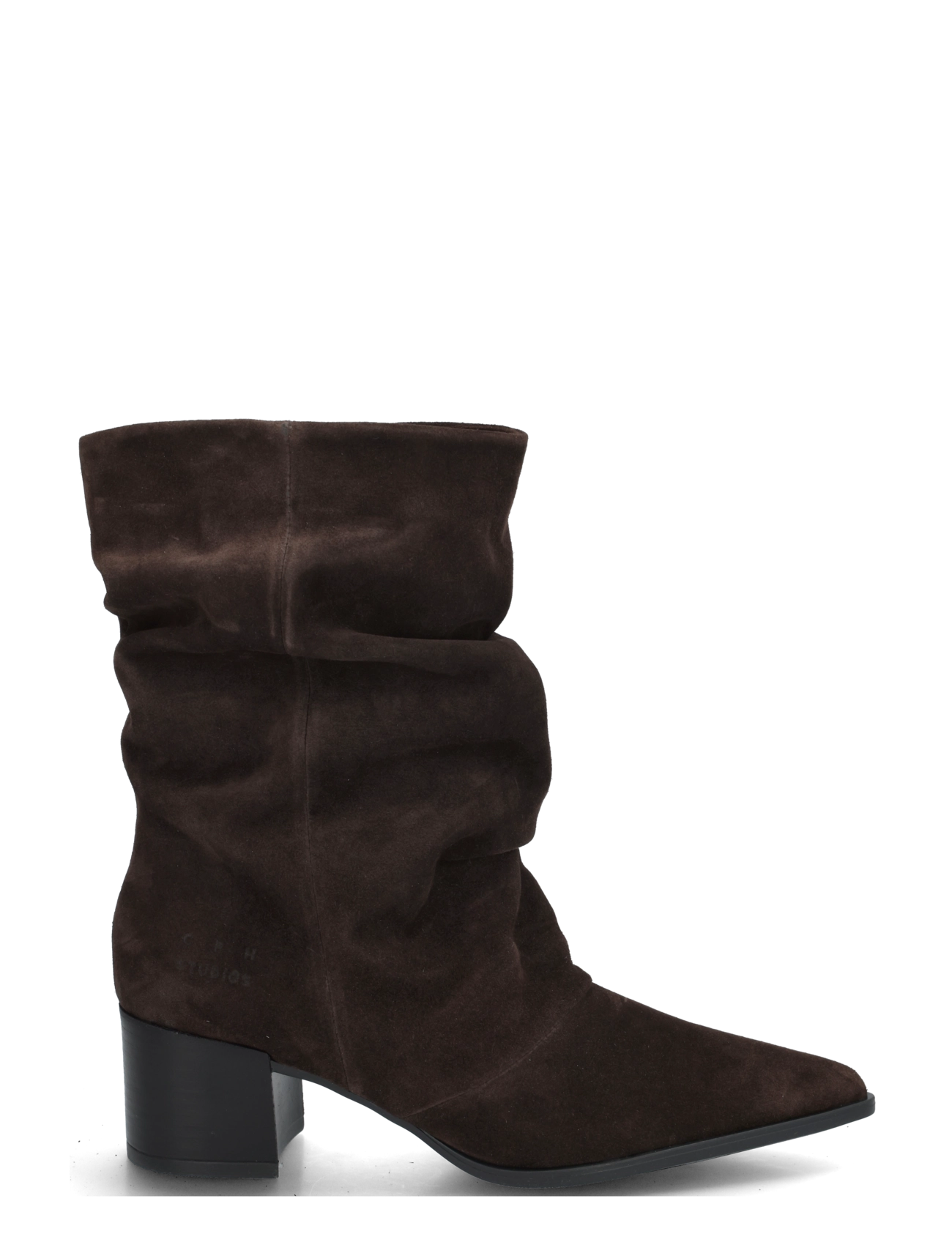 Copenhagen Studios - CPH292 suede chocolate - heeled ankle boots - chocolate - 2